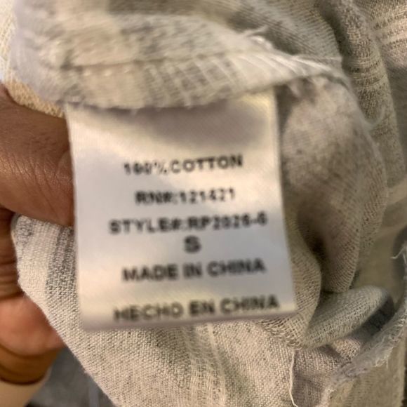 Ellison Dune Drawstring Pant Grey Stripe - Picture 8 of 8